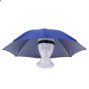 Portable 69cm Umbrella Hat Cap Folding Fishing Hiking Handsfree Umbrella