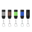 Mini Keychain Torch USB Rechargeable Flashlight 0.5W 25lm Electric Torch