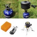 Folding Mini Camping Survival Cooking Furnace Stove Gas Burner Outdoor