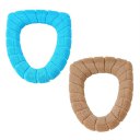 O Rings Bathroom Winter Toilet Seat Candy Color Thicken Warm Soft Toilet Cover