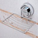 Stainless Steel Wall-mounted with Strong Vacuum Suction Cup Soap Dish Holder