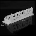 PVC Board White Carve Display Wall Shelf Rack Storage Ledge Home Decoration