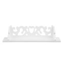 PVC Board White Carve Display Wall Shelf Rack Storage Ledge Home Decoration