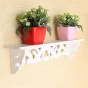 PVC Board White Carve Display Wall Shelf Rack Storage Ledge Home Decoration