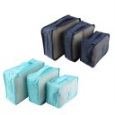 6pcs/Set Waterproof Clothes Storage Bag Packing Cube Travel Luggage Organizer