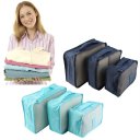 6pcs/Set Waterproof Clothes Storage Bag Packing Cube Travel Luggage Organizer