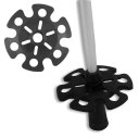 Rubber Tip End Cap Hammer Snowflake Basket for Walking Trekking Pole Stick