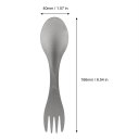 Ultralight Pure Titanium Spork Spoon Fork Tableware Outdoor Camping Picnic