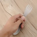 Ultralight Pure Titanium Spork Spoon Fork Tableware Outdoor Camping Picnic