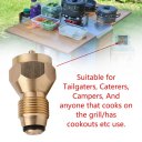 Outdoor Camping Stove Refill Adapter Gas BBQ Cooking Propane Regulator Valve