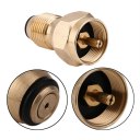 Outdoor Camping Stove Refill Adapter Gas BBQ Cooking Propane Regulator Valve