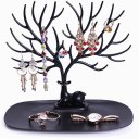 Retro Bird Tree Stand Jewelry Earrings Necklace Ring Show Rack Holder Display