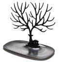 Retro Bird Tree Stand Jewelry Earrings Necklace Ring Show Rack Holder Display