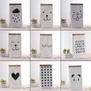 Heavy Kraft Paper Storage Toys Clothing Organizer Simple Eco-friendly Decor