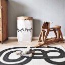 Heavy Kraft Paper Storage Toys Clothing Organizer Simple Eco-friendly Decor