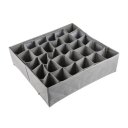 30 Grid Slot Bamboo Charcoal Ties Socks Drawer Closet Organizer Storage Box