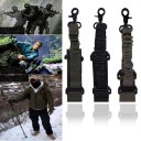 Tactical Single Pointed Adjustable Bungee Sling System Nylon Strap Hook