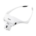 9892B1 Magnifier Interchangeable 5 Pcs Lenses Headband 2LED Head Lamps