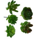 Artificial Mini Plastic Miniature Succulents Plants Art Garden Home Decor