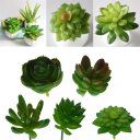 Artificial Mini Plastic Miniature Succulents Plants Art Garden Home Decor