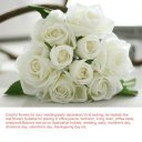 Pretty Lovely Cute Artificial Rose Flower Beautiful Wedding Bridal Bouquet