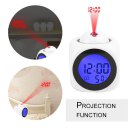 LCD Projection Voice Talking Digital Alarm Clock with Temperature Display