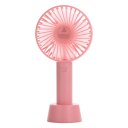 Handheld Mini Fan Multiple Speeds Portable Desk Cooling Fan Rechargeable Battery Included