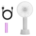 Handheld Mini Fan Multiple Speeds Portable Desk Cooling Fan Rechargeable Battery Included