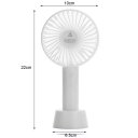 Handheld Mini Fan Multiple Speeds Portable Desk Cooling Fan Rechargeable Battery Included