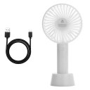 Handheld Mini Fan Multiple Speeds Portable Desk Cooling Fan Rechargeable Battery Not Included