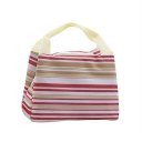 Striped Aluminum Foil Warm Keeping Lunch Box Bag Thermal Insulation Bag Tote