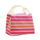 Striped Aluminum Foil Warm Keeping Lunch Box Bag Thermal Insulation Bag Tote