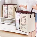 Non-Woven Organizer Bed Household Closet Storage Box Clothes Divider Organizer