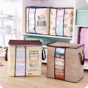 Non-Woven Organizer Bed Household Closet Storage Box Clothes Divider Organizer