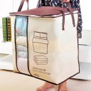 Non-Woven Organizer Bed Household Closet Storage Box Clothes Divider Organizer