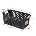 Simple Storage Case Plastic Organizer Sundries Basket Container Holder Rack