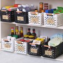 Simple Storage Case Plastic Organizer Sundries Basket Container Holder Rack