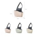 Portable Home Kitchen Hanging Drain Basket Sponge Soap Holder