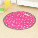 Waterproof Indoor Outdoor Children Kids Travel Picnic Mat Rug Toys Storage Bag