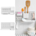 Plastic Storage Shelf Adhesive Type Wall Mounted Toilet Bathroom Rack Holder