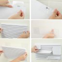 Plastic Storage Shelf Adhesive Type Wall Mounted Toilet Bathroom Rack Holder