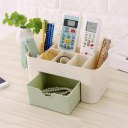 Cosmetic Jewelry Storage Drawer Plastic Home Office Remote Control Holder