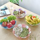 Multifunctional Plastic Steamer Rack Retractable Folded Vegetable Fruit Basket