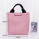 Fashion Leaves Pattern Lunch Bag Warm Keeping Travel Picnic Food Cooler Bag