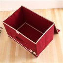 Bowknot Non Woven Storage Box Case Clothes Container Waterproof Organizer Bins