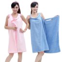 Summer Super Soft Women Microfiber Able Wear Bath Robes Towel for Home Beach