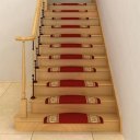 Anti-Slip Self-adhesive Staircase Carpet Hotel Decoration Stair Tread Mats