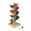 Unique Wood Tree Leaves Blocks Marble Ball Run Track Game Toy Educational Toy