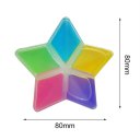 Colorful Non-Toxic Five Pointed Star Shape Crystal Mud DIY Crystal Mud Clay