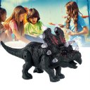 Electronic Dinosaur Triceratops Toy Light+Sound+Walking Imitated Dinosaur